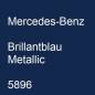 Preview: Mercedes-Benz, Brillantblau Metallic, 5896.